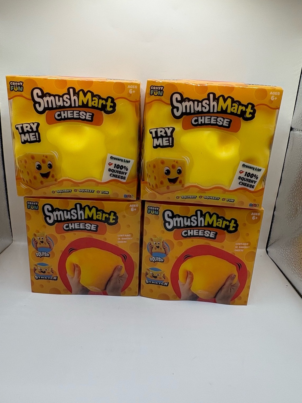 Viral Original Crazy Fun Jumbo SmushMart XL Squishy Cheese RM